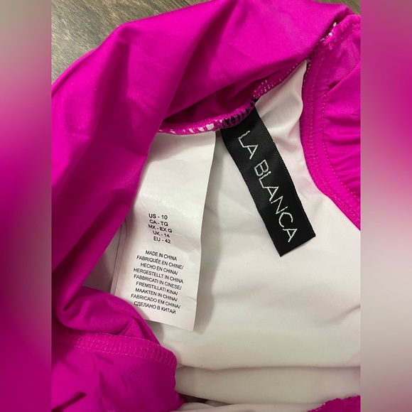 La Blanca Swim La Blanca Island Goddess Ruffle One Piece Swimsuit